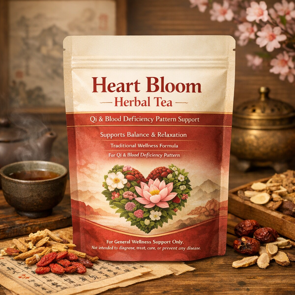 Heart Bloom herbal tea